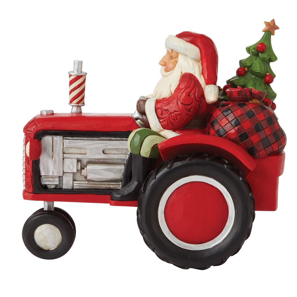 Jim Shore Lic. Country Living Santa Driving Tractor - 6009122 – Higgins ...