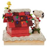 Peanuts by Jim Shore Snoopy with WoodStock Decorating Dog-6010322