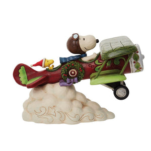 Peanuts By Jim Shore Snoopy Flying Ace Plane-6010324