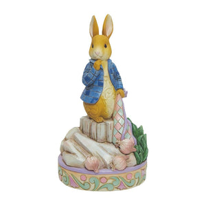 Jim Shore Beatrix Potter Peter Rabbit w/ Onions-6010687