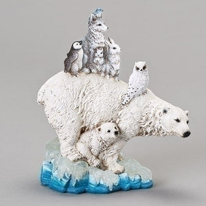 Roman Northern Ice Polar Animals Pile Figurine-633273