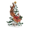 Roman Santa And Deer Riding Up to the Sky-633289