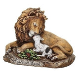 Joseph Studio Lion and the Lamb Peace on Earth Figurine-633378