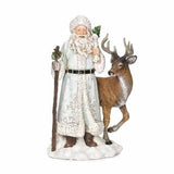 Joseph Studio Ice Blue Santa with Deer-633425