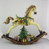 ﻿Giftcraft Christmas Rockinghorse Centerpiece - 642039