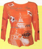 Oklahoma State University Women's Collegiate Fashion Tee Shirts- P. Micheal, Inc.